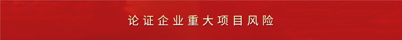 論證企業(yè)重大項(xiàng)目風(fēng)險(xiǎn)