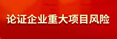 論證企業重大項目風險